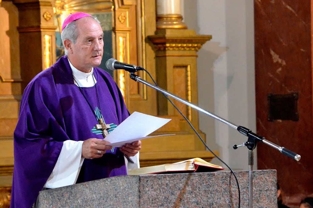 Jorge Lugones, el obispo que preside la Pastoral Social.