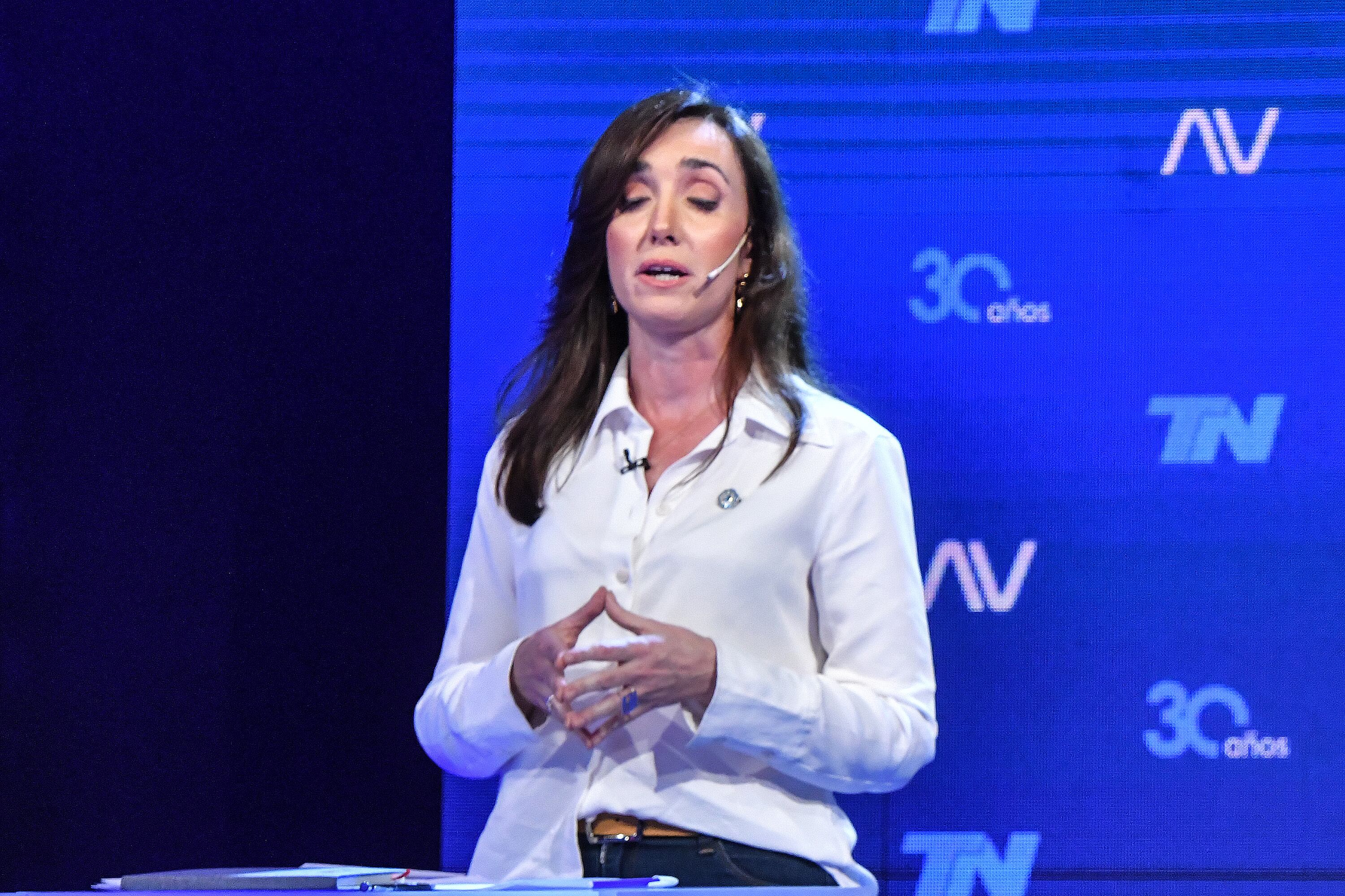 Victoria Villarruel, la candidata a vice de Milei.