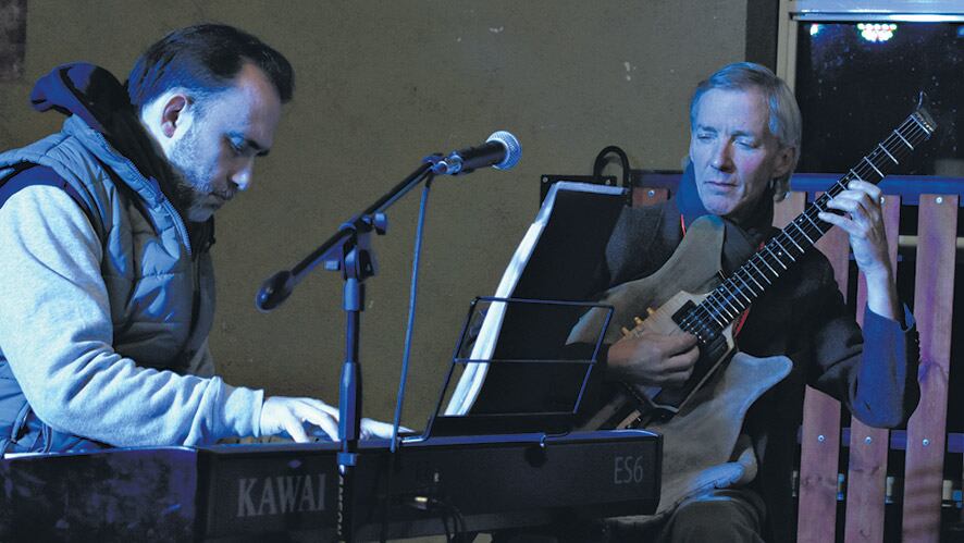 Abel Rogantini y John Stowell.