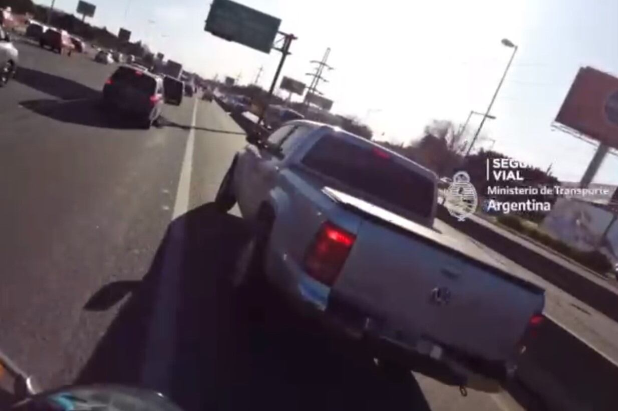 Se trata de controles realizados entre los kilómetros 12,5 y 31 de la Autopista Panamericana. Imagen: captura de video.