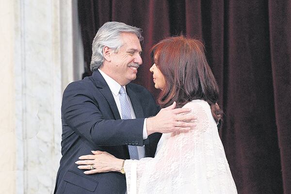 El presidente Alberto Fernández y su vice Cristina Kirchner, con una estrategia común ante el FMI.