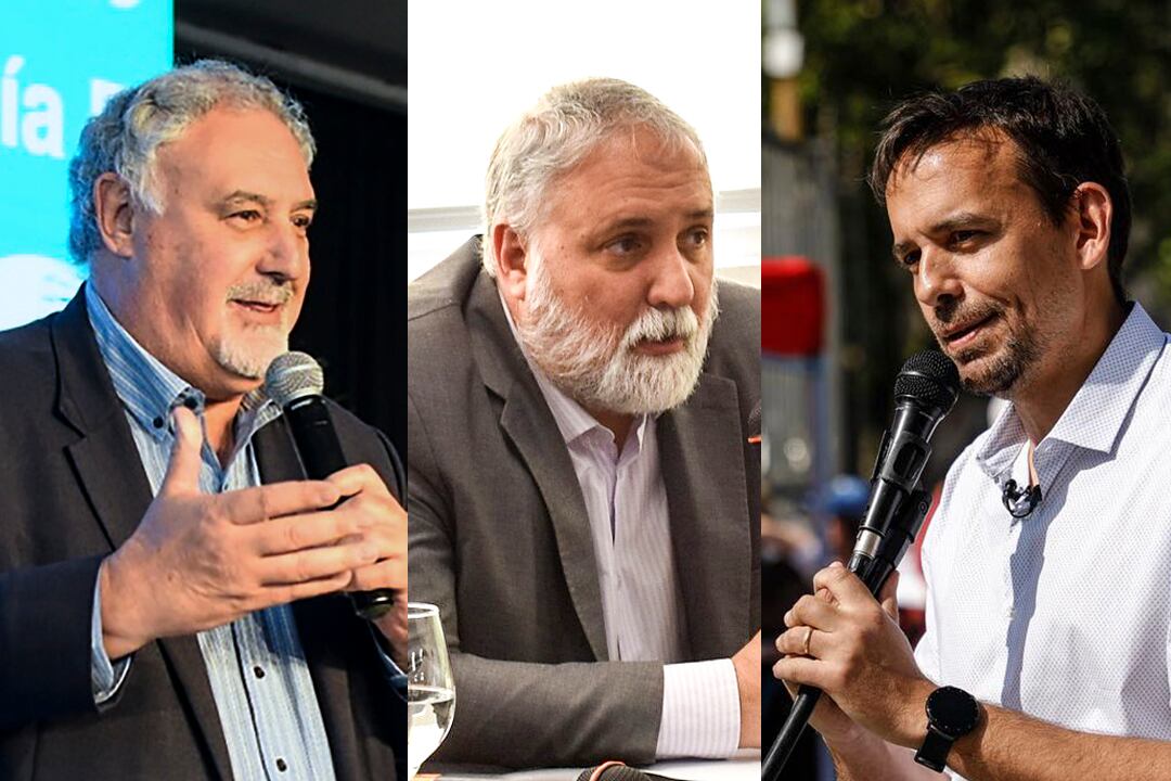 Alfredo Lazzeretti, Jerónimo Ainchil y Germán Pinazo.