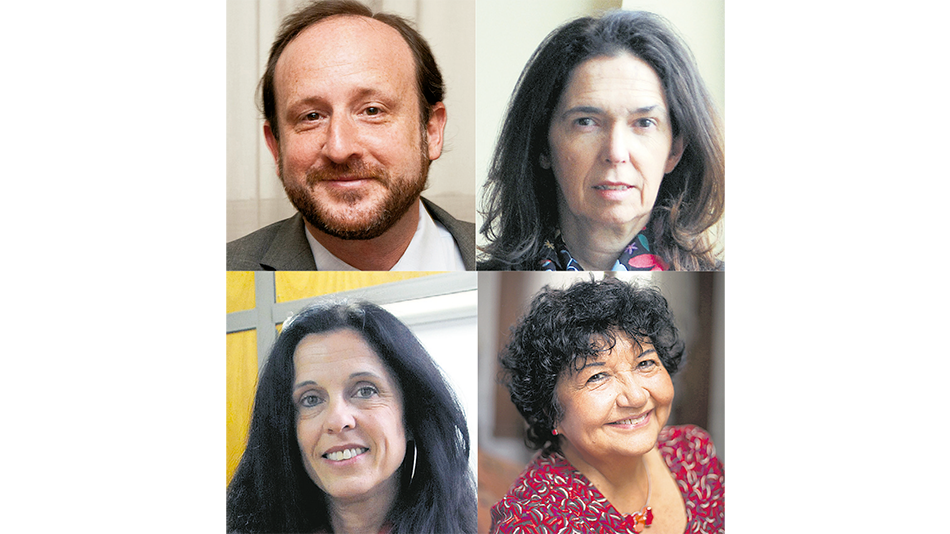 Mario Pecheny, Carolina Mera, Graciela Morgade y Dora Barrancos.