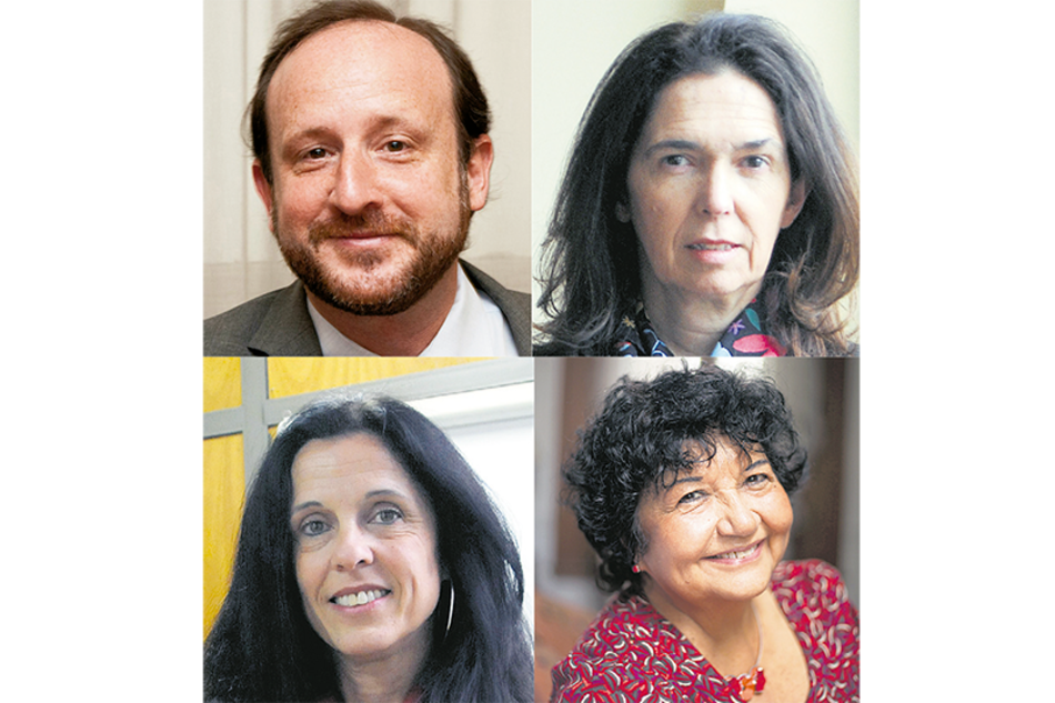 Mario Pecheny, Carolina Mera, Graciela Morgade y Dora Barrancos.