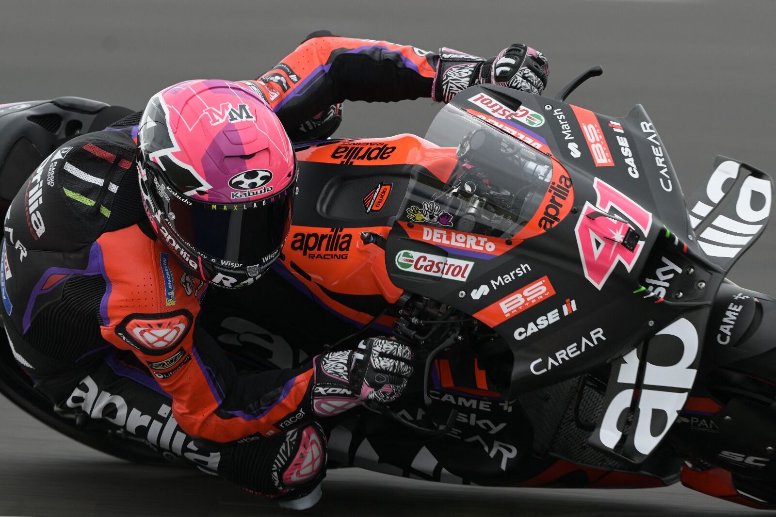 El español Aleix Espargaró (Aprilia), el más rápido en las sesiones de este viernes.