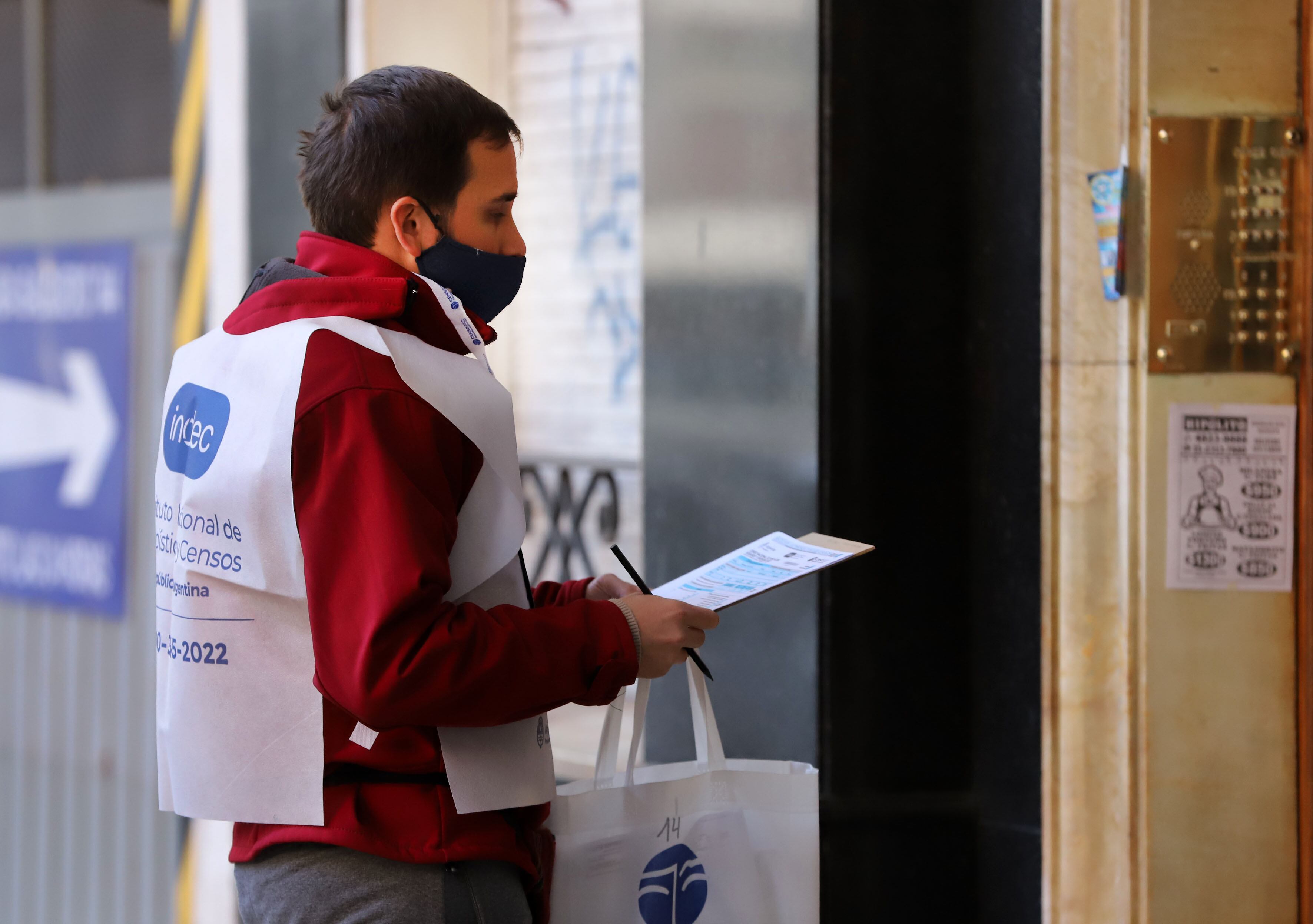 El Censo 2022 se realiza este 18 de mayo. Imagen: Noticias Argentinas (NA).