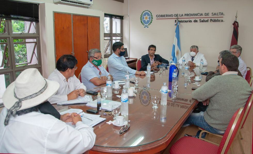 La mesa de paritarias en Salud