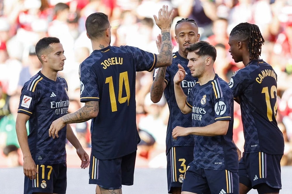 El festejo del campeón Real Madrid