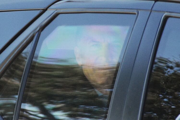 Mauricio Macri, al llegar hoy al acto en Santa Fe.