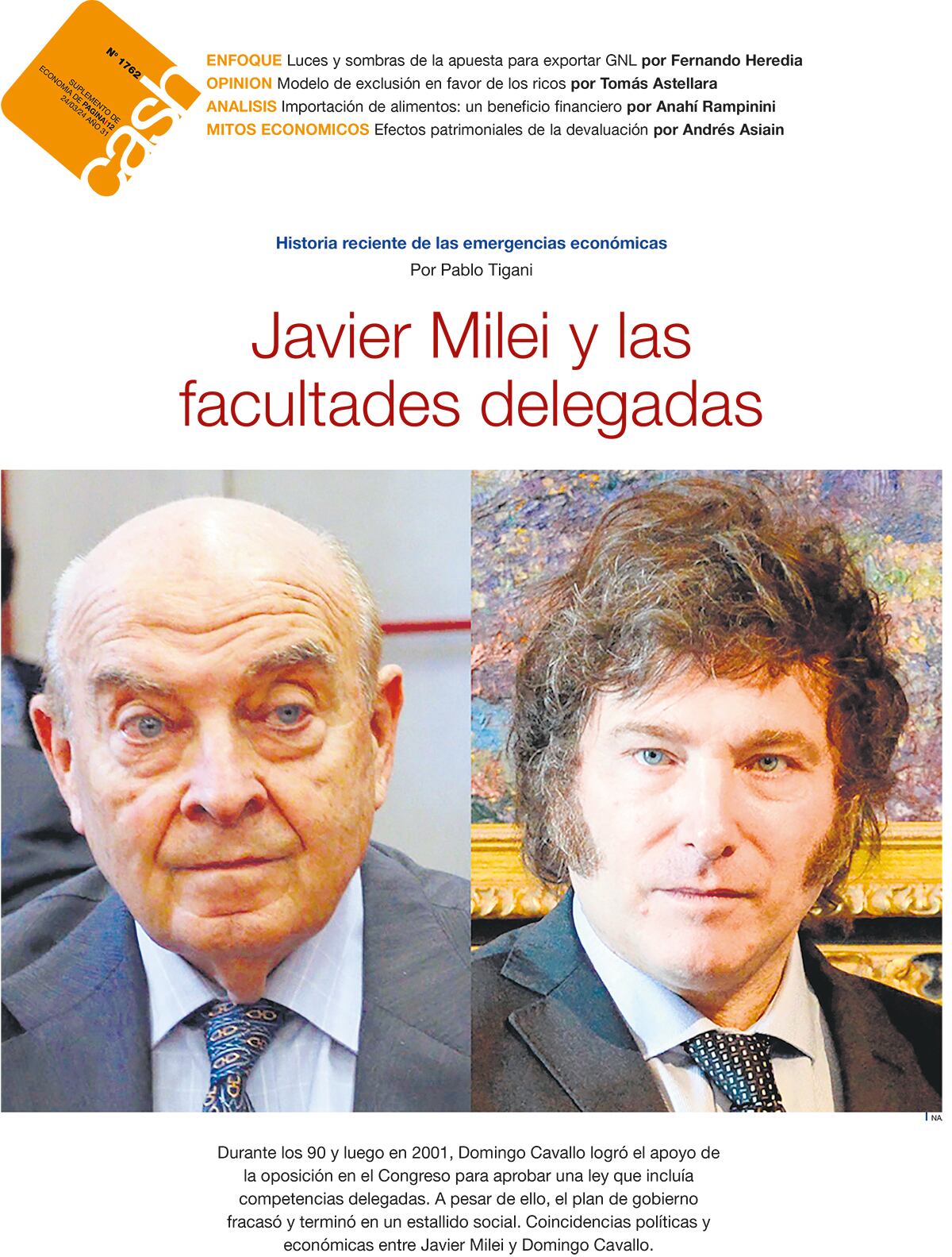 Javier Milei y las facultades delegadas - 22/03/2024