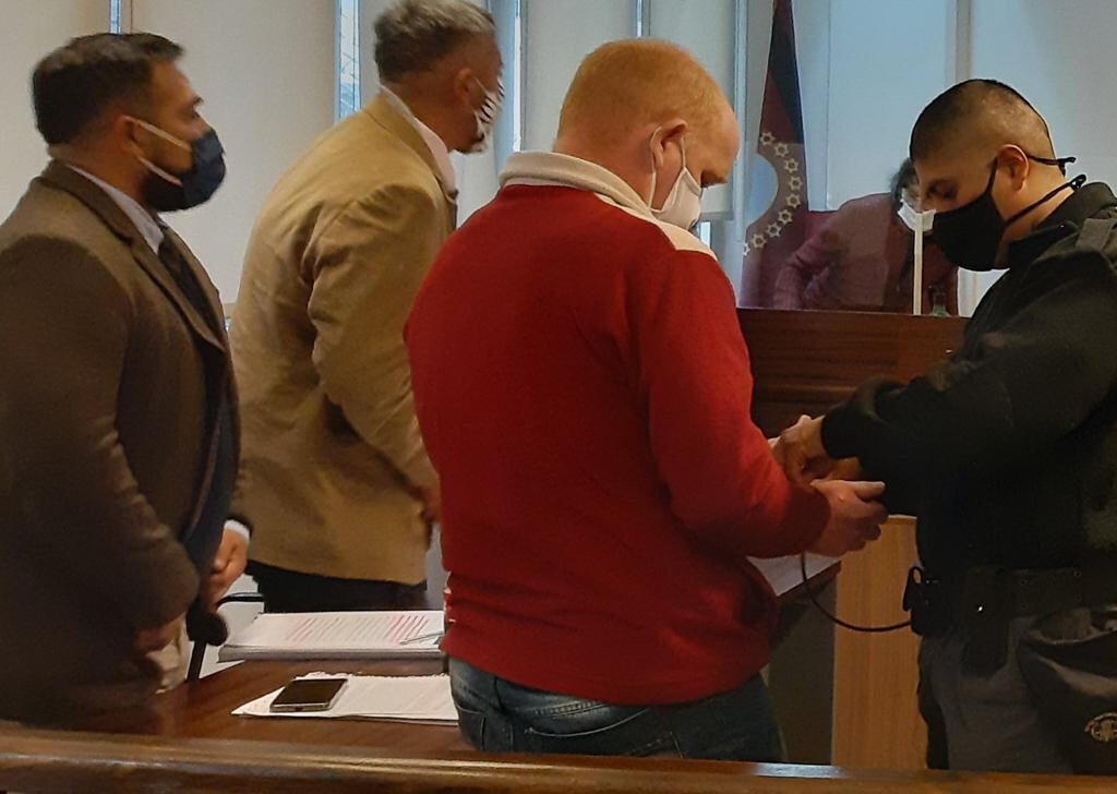 Hartmut Torsten Theobald en la sala de juicio