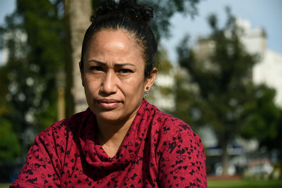 Dina Sánchez, Secretaria General Adjunta de la Unión de Trabajadores de la Economía Popular (UTEP). Imagen: Nicolás Parodi.