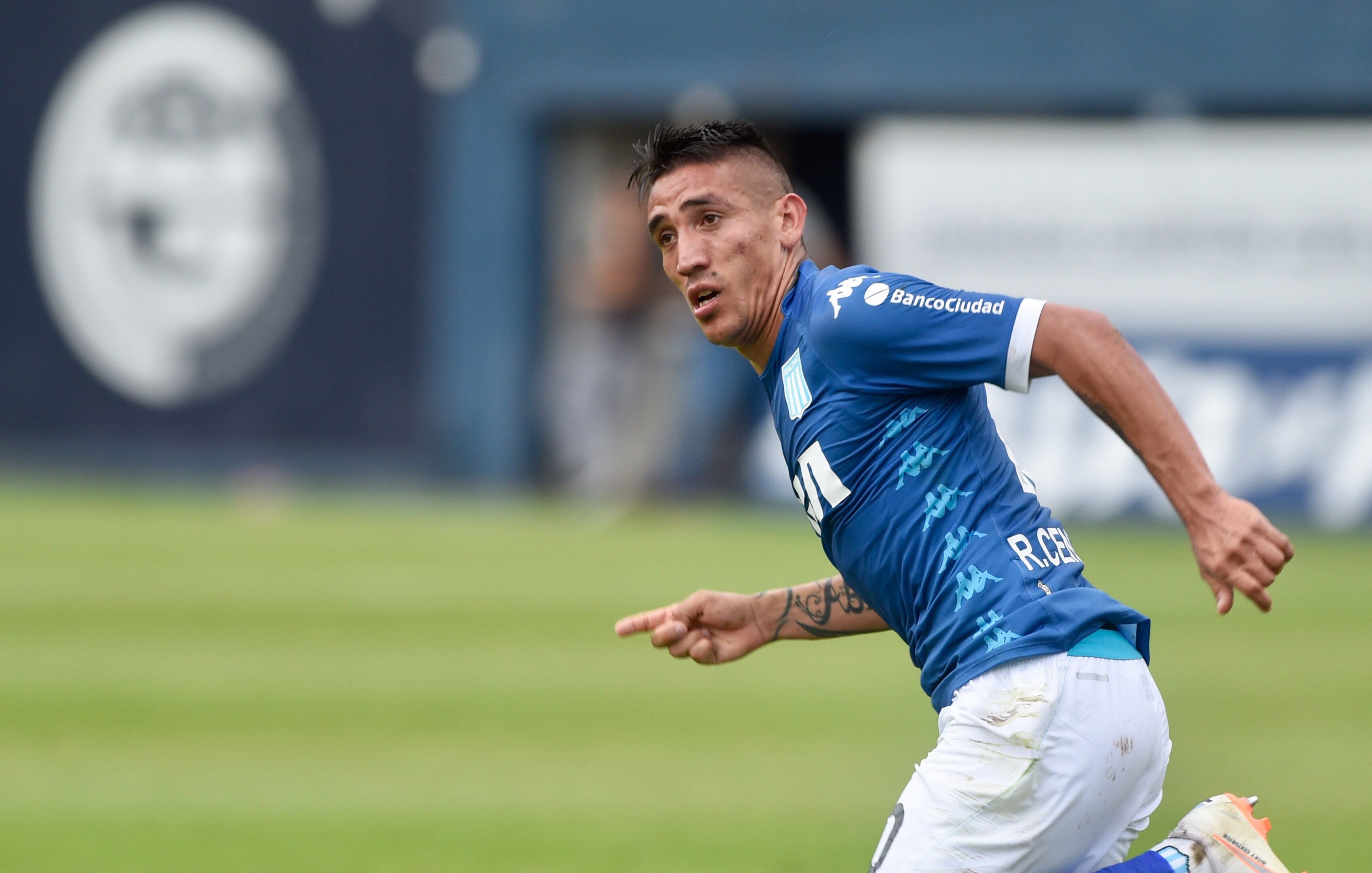 Ricardo Centurión, en su última etapa en Racing Club.