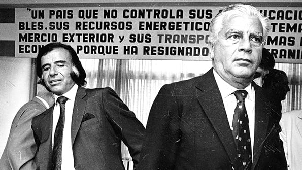 Menem y Cafiero se disputaron la candidatura en una elección interna en la que votaron 1.600.000 afiliados.