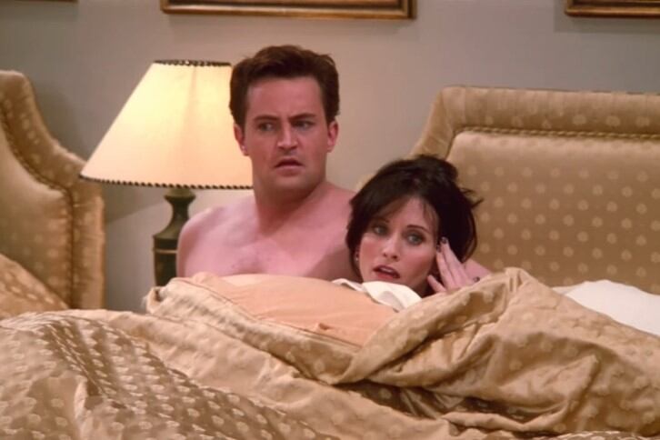 La divertida escena compartida por Perry y Cox. Imagen: Instagram @courteneycoxofficial.