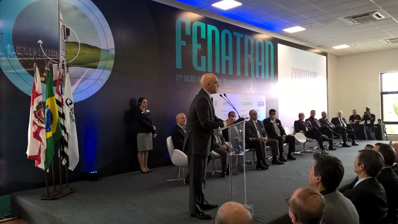 Alexandre de Moraes en una actividad pública / Twitter de Alexandre de Moraes