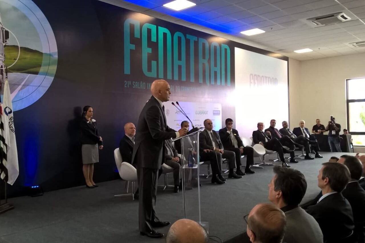 Alexandre de Moraes en una actividad pública / Twitter de Alexandre de Moraes