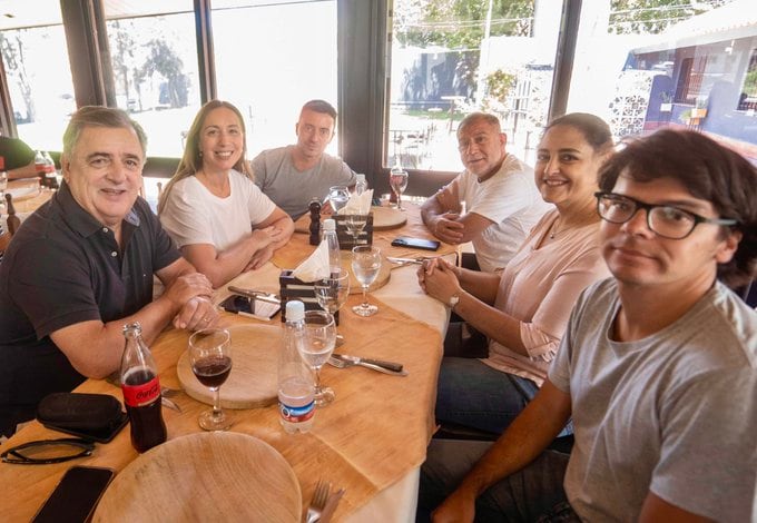 Mario Negri, María Eugenia Vidal, Rodrgio De Loredo, Luis Juez, Soher El Sukaria y Darío Nieto.
