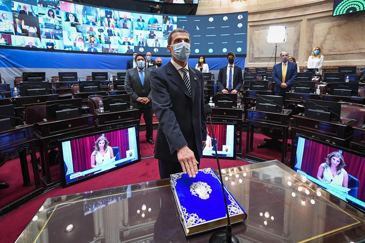 Menem falleció el 14 de febrero pasado a los 90 años, en el sanatorio Los Arcos, de la ciudad de Buenos Aires.