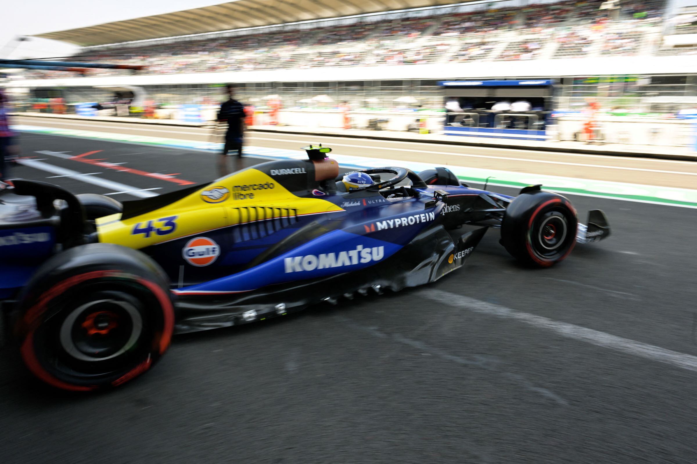 Franco Colapinto recibió mucho cariño de los aficionados mexicanos