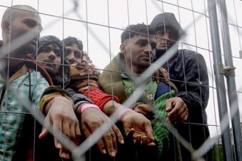 Refugiados sirios en los campos turcos.