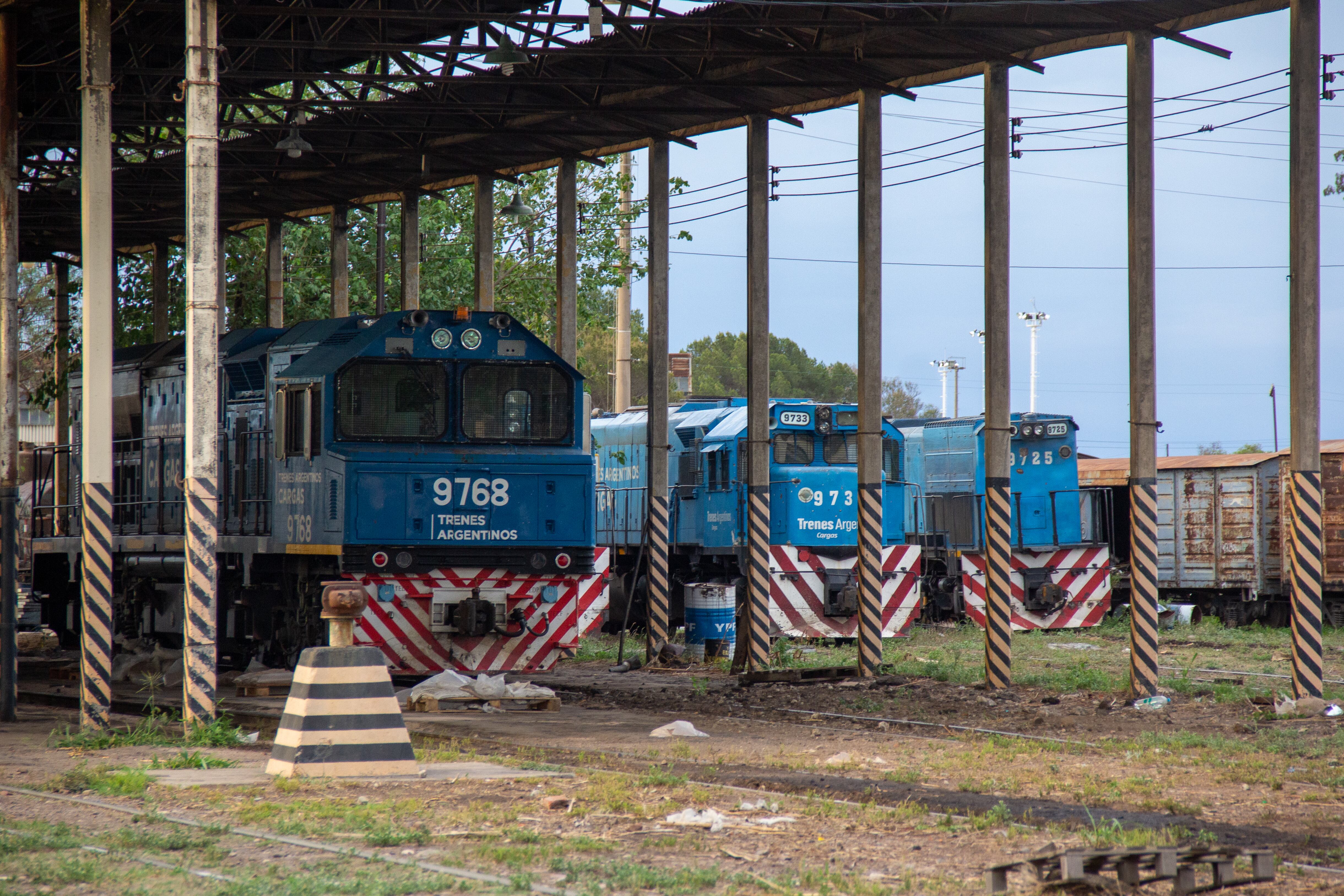 El taller de locomotoras de General Güemes