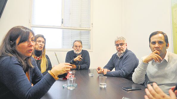 Silvina Batakis, Débora Giorgi, Arnaldo Bocco, Roberto Feletti y Martín Pollera.