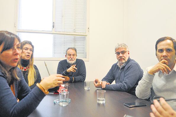 Silvina Batakis, Débora Giorgi, Arnaldo Bocco, Roberto Feletti y Martín Pollera.