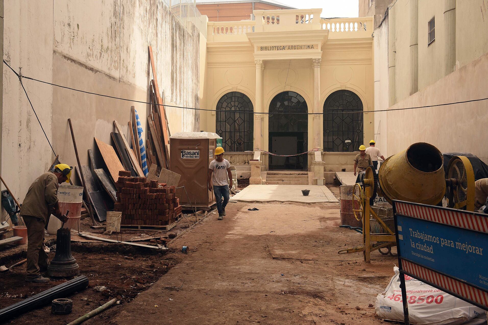 La renovación de la Biblioteca Argentina insume un presupuesto de 121 millones de pesos.