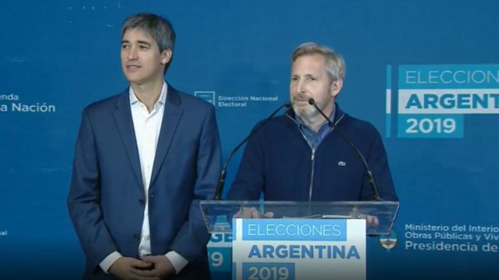 Rogelio Frigerio y Adrián Pérez evitaron hablar de las denuncias contra SmartMatic.