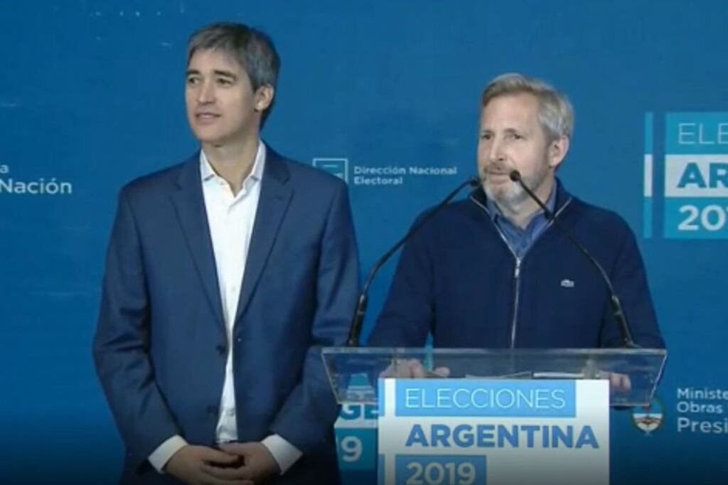 Rogelio Frigerio y Adrián Pérez evitaron hablar de las denuncias contra SmartMatic.