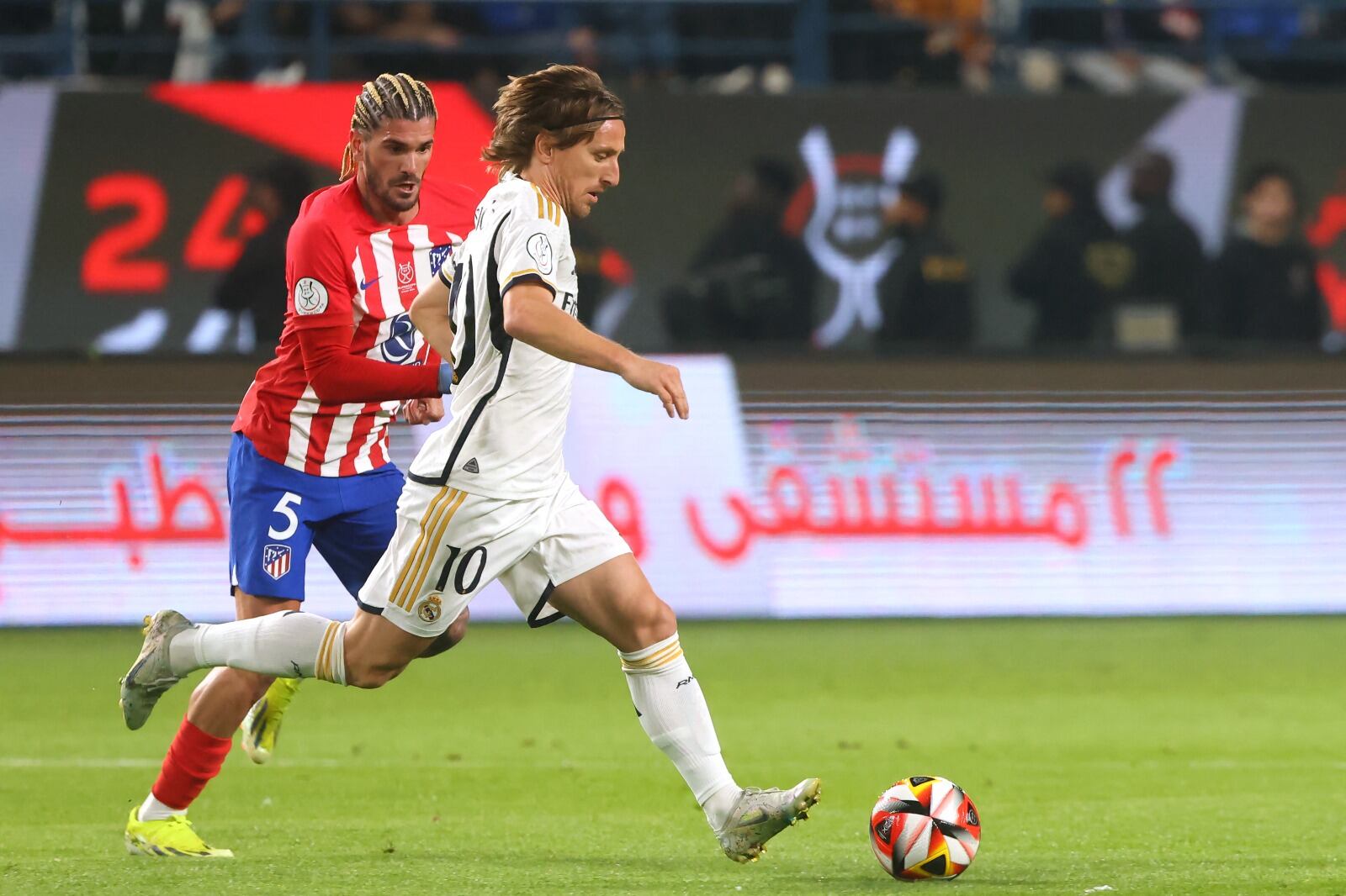 Modric es seguido por De Paul