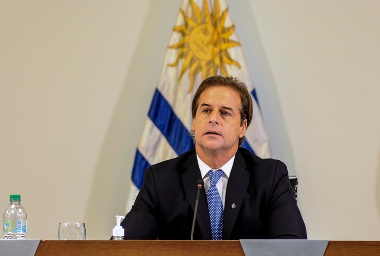 Luis Lacalle Pou, presidente de Uruguay, admitió que es el momento más crítico de la pandemia.
