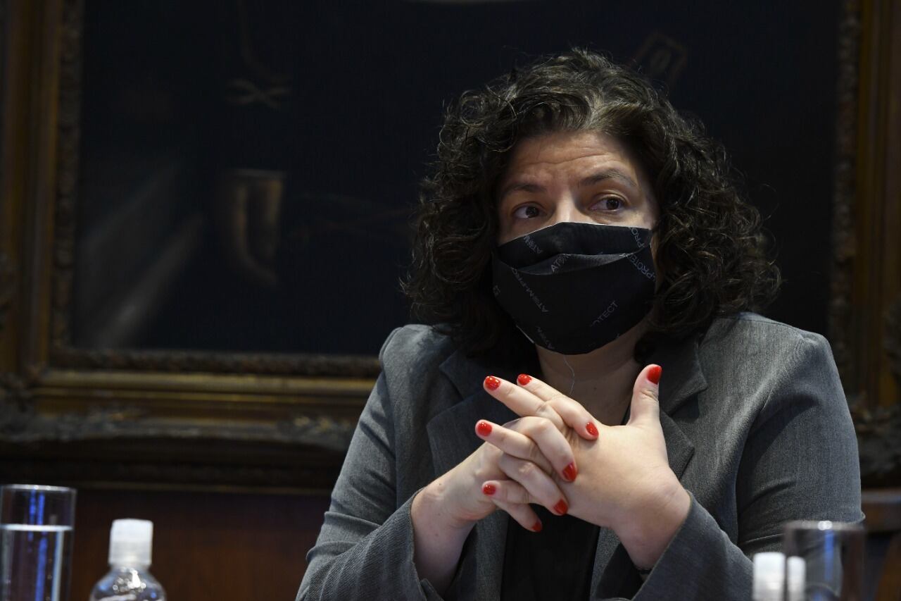 Carla Vizzotti, ministra de Salud.  