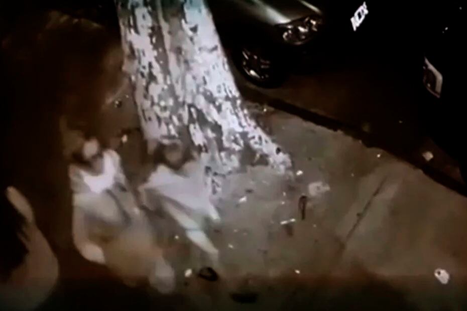 La imagen de la cámara de seguridad.