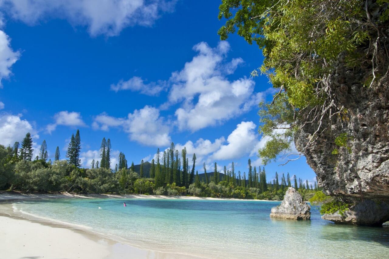 Playa paradísica en Nueva Caledonia.