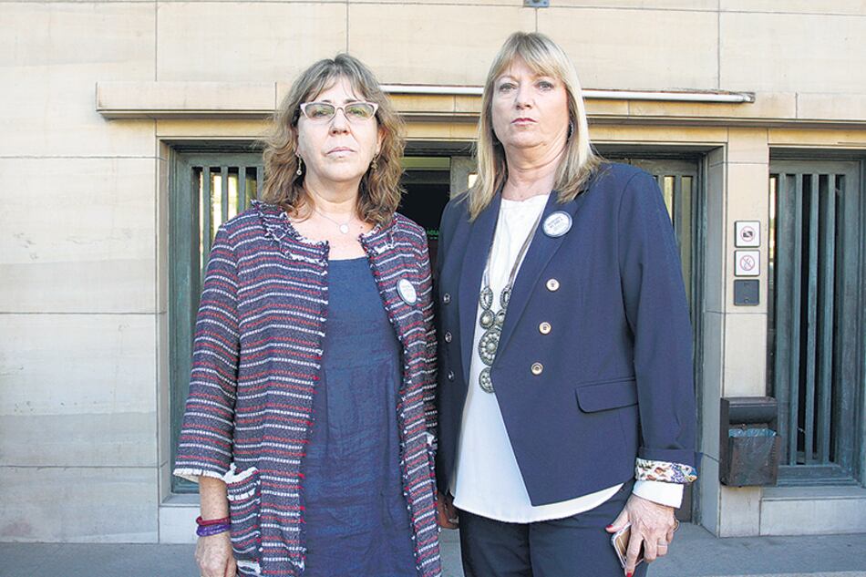 Las referentes de Memoria Activa Diana Malamud y Adriana Reisfeld.