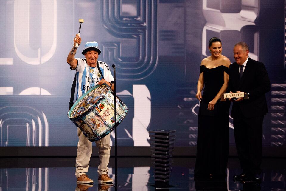 "El Tula" recibió el año pasado el premio "The Best" de la FIFA a la Mejor Hinchada