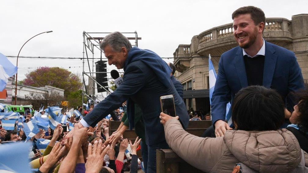 Al presidente Mauricio Macri le tocó caravana por Santa Fe.  
