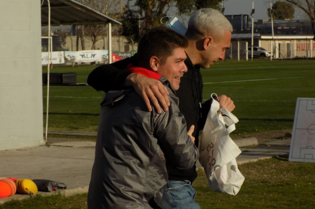 Briasco no pudo evitar las lágrimas en su paso por La Quemita