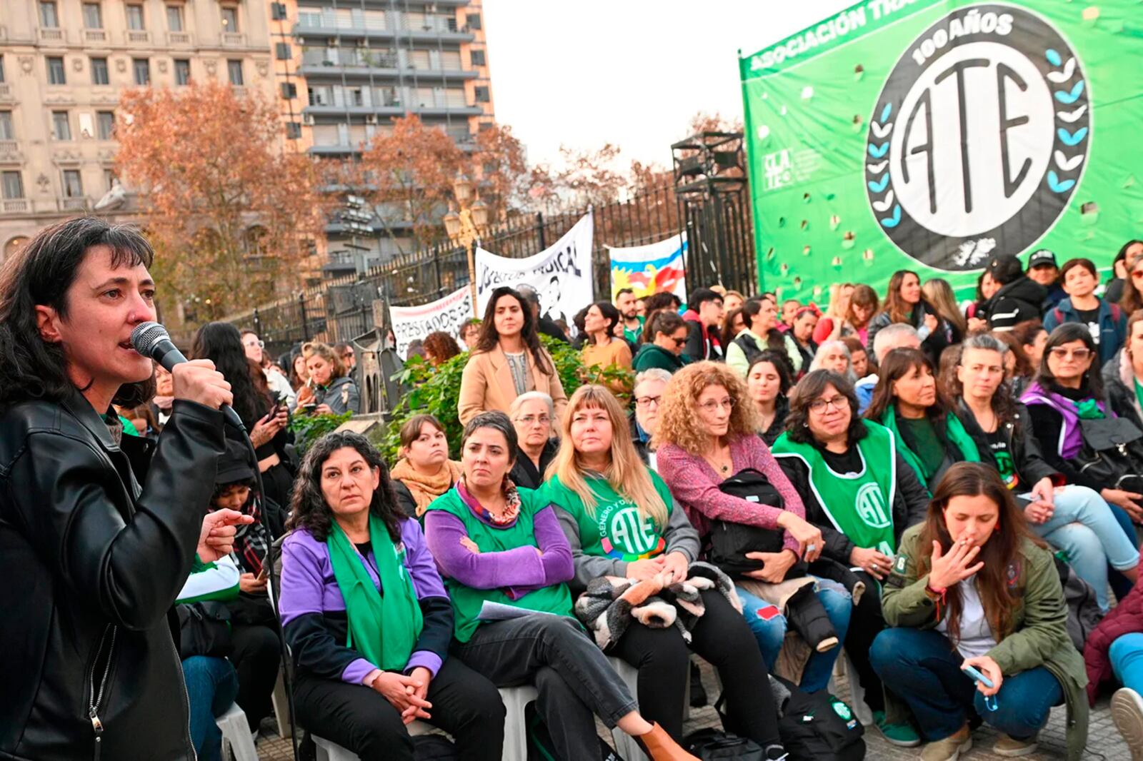 Apenas se supo de la disolución de la Subsecretaría, hubo asamblea abierta de trabajadoras.