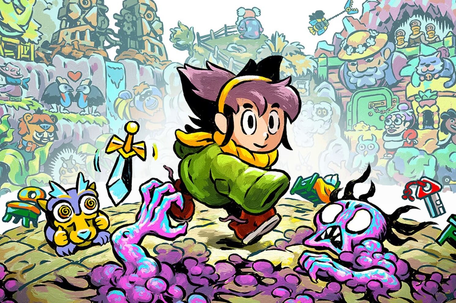 En Arranger, no es la fuerza bruta de los espadazos lo que resuelve una contienda, sino el uso pertinente de los poderes de la protagonista