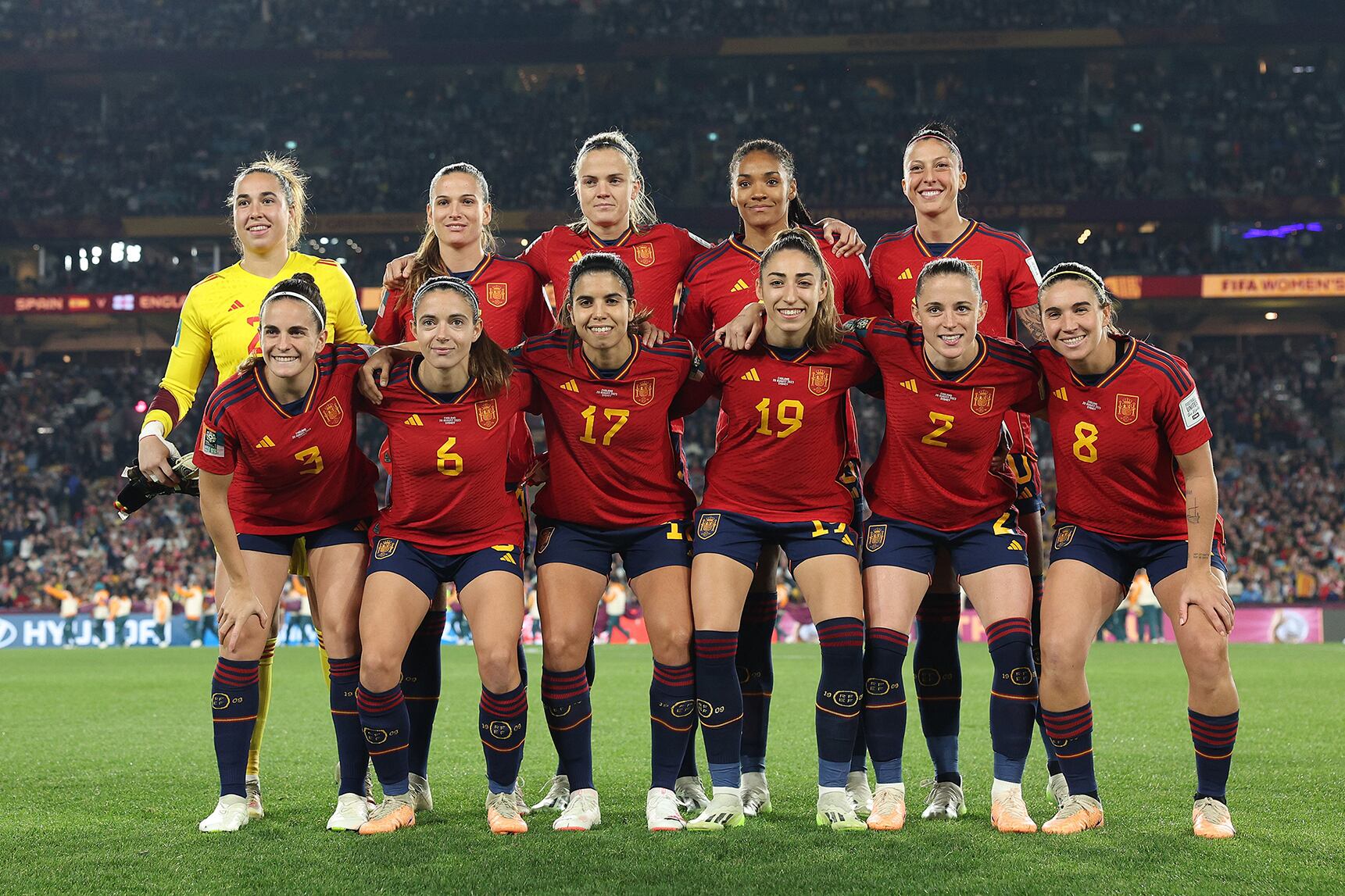 La selección femenino de España, campeona del Mundial 2023.