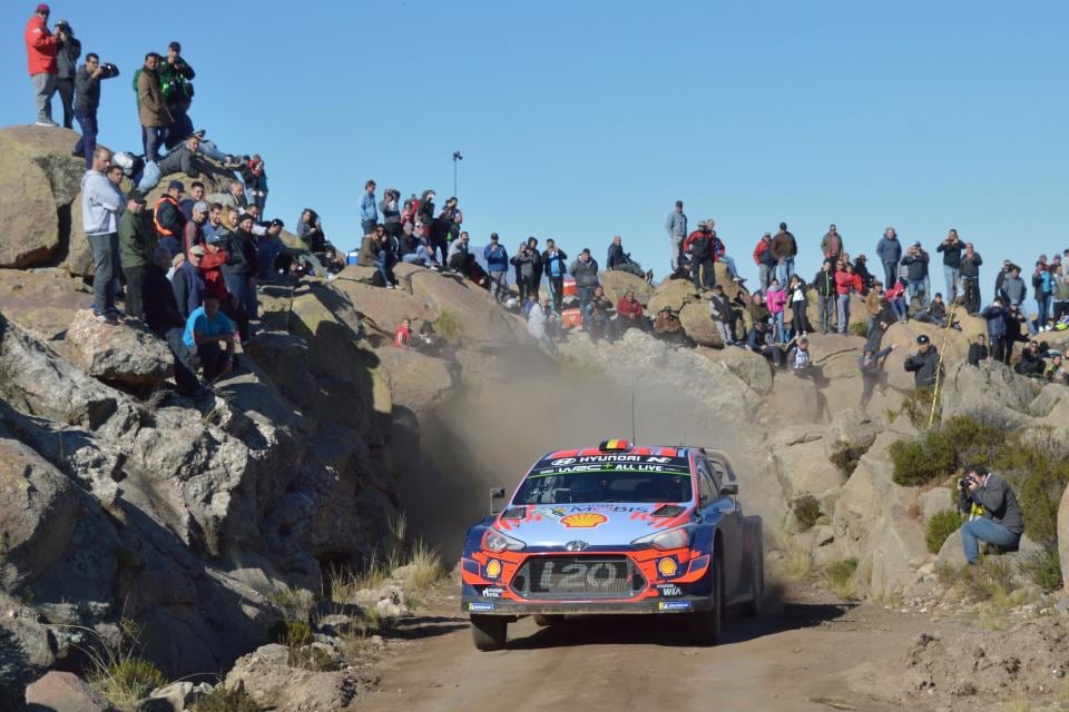 El belga Neuville, ganador de la última edición del Rally de la Argentina.