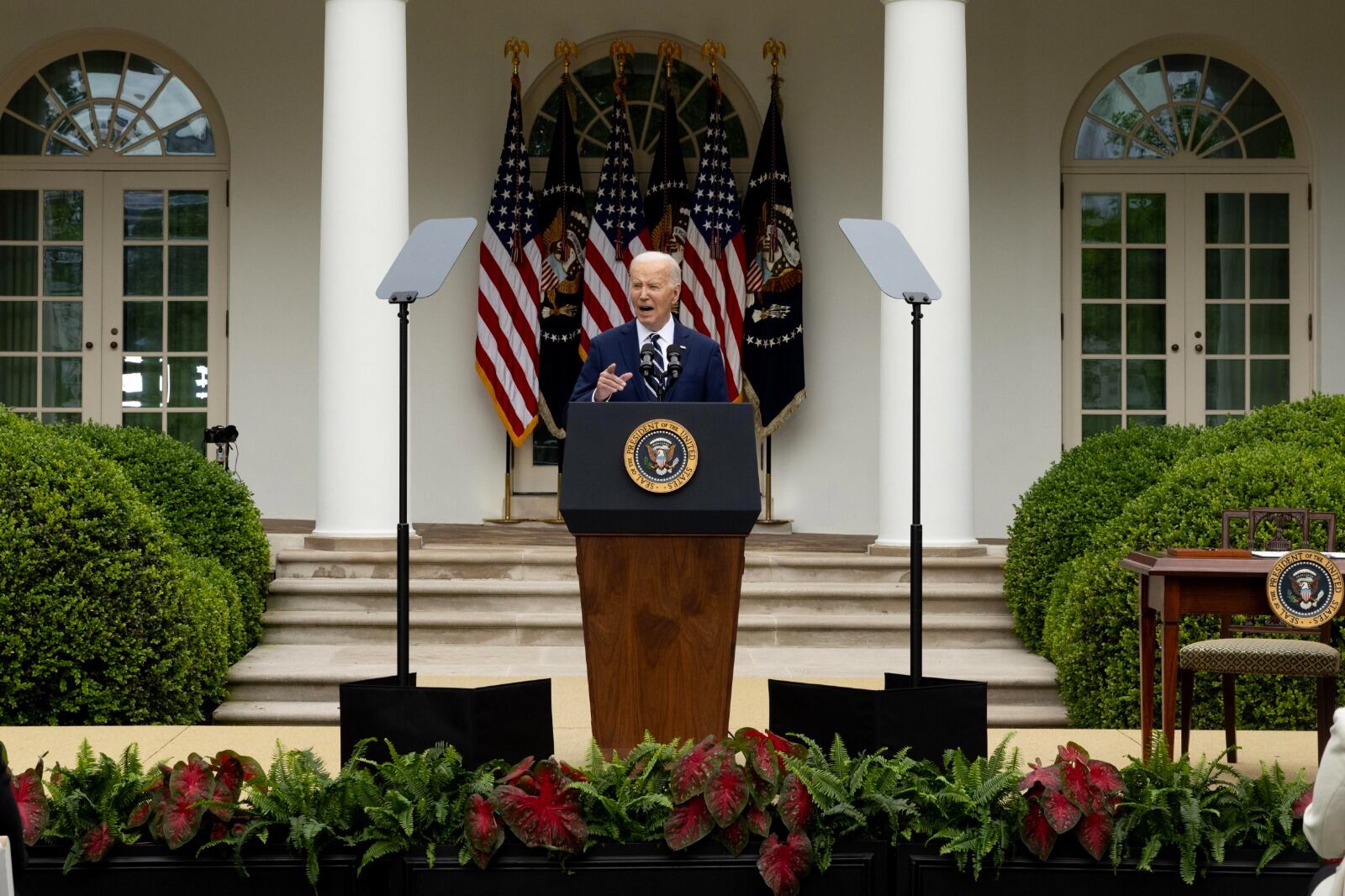 Joe Biden,presidente de Estados Unidos, en la Casa Blanca. 