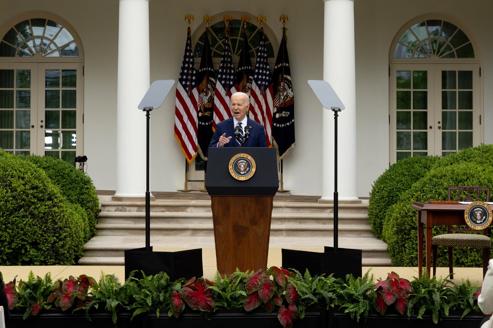 Joe Biden,presidente de Estados Unidos, en la Casa Blanca.