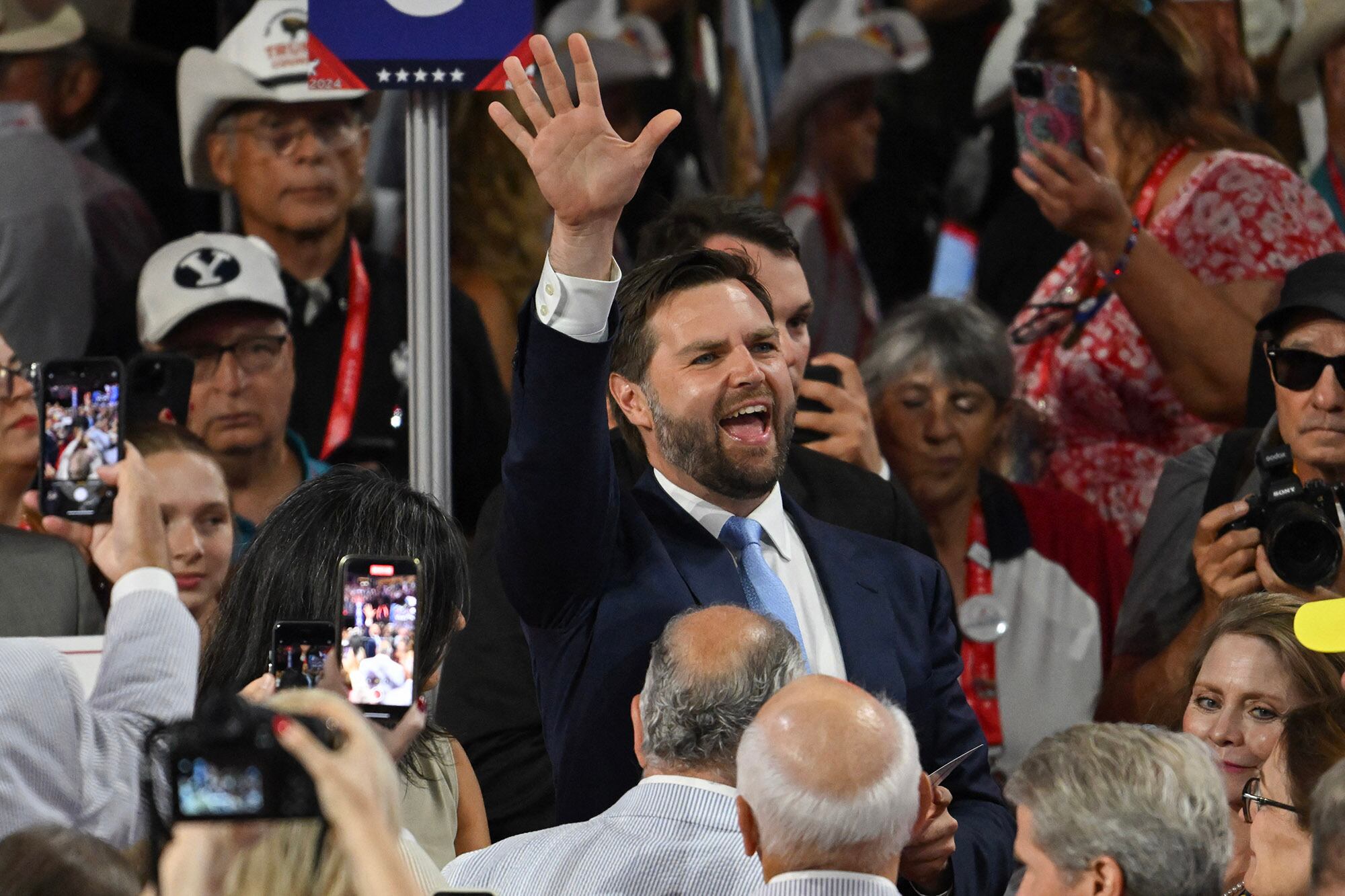 James David Vance, el candidato a vice elegido por Trump.