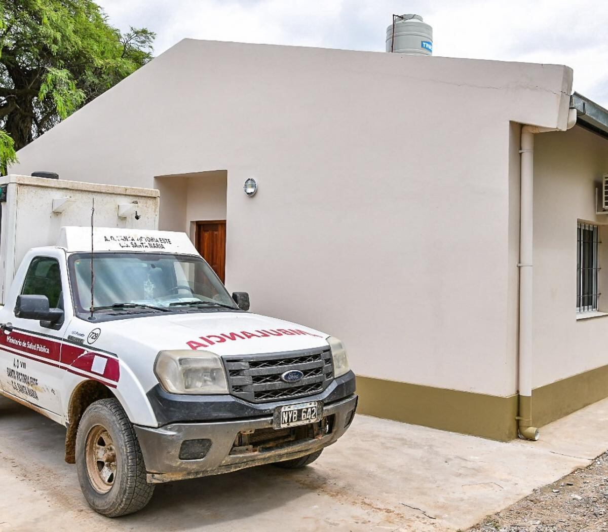 El Centro de Salud de La Puntana.