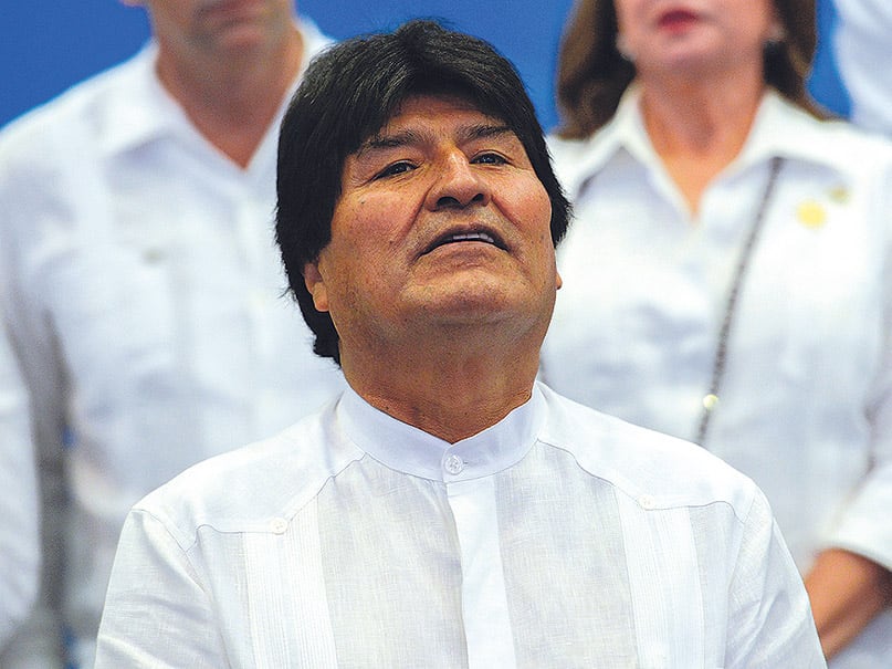 Evo Morales vendría al país en abril.