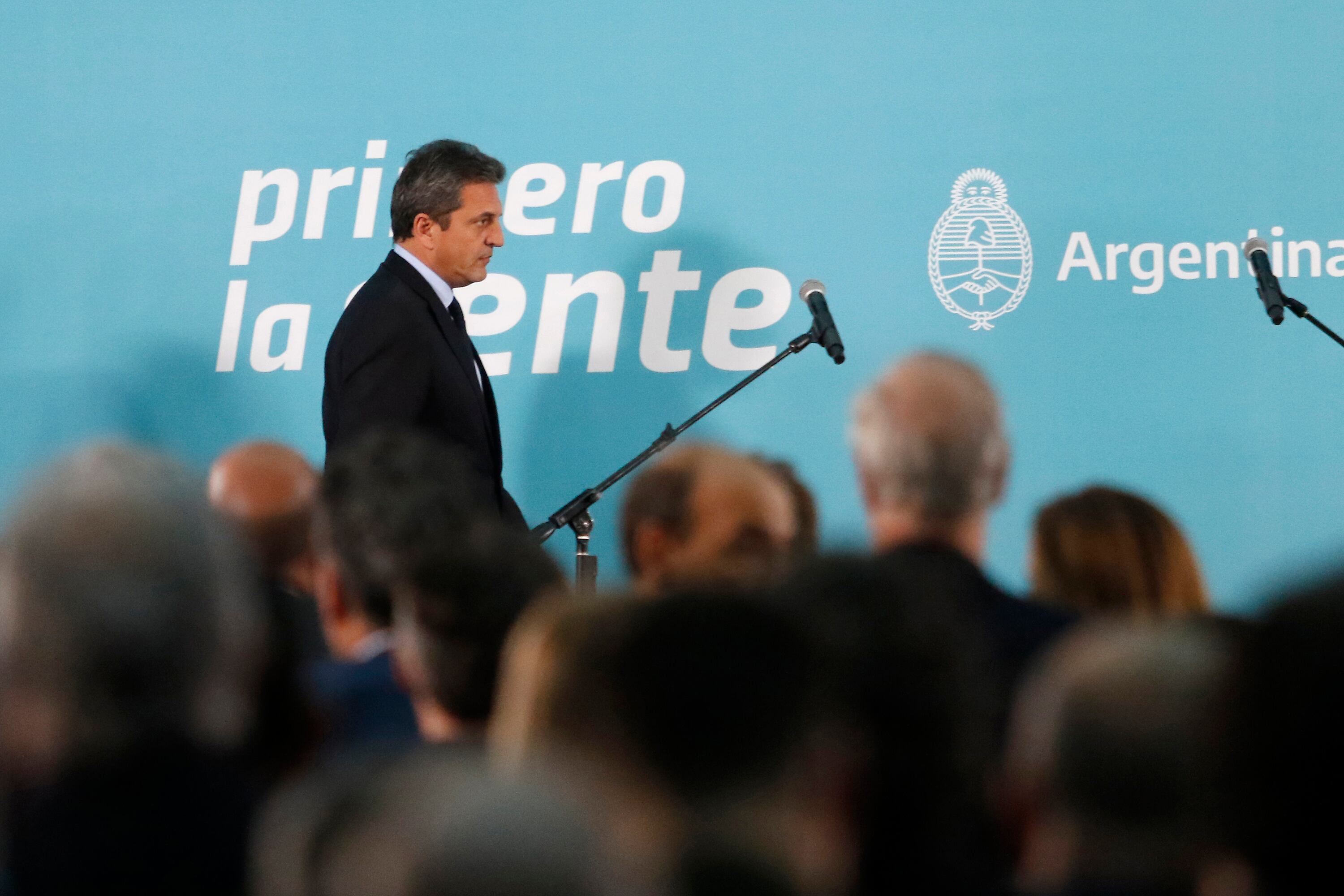 Sergio Massa asume nombrado por el presidente Alberto Fernández